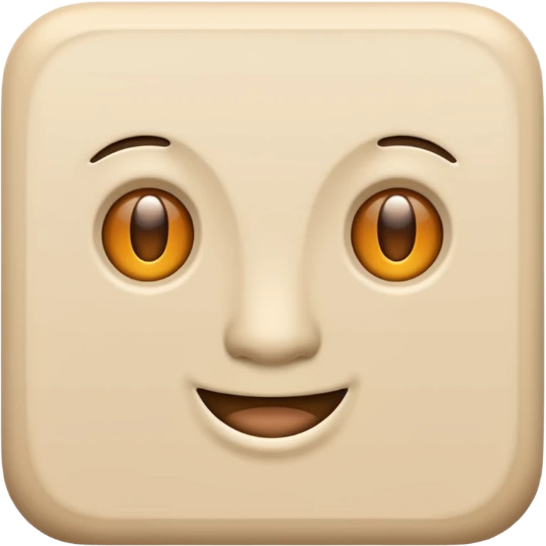 Beige and aesthetic emoji