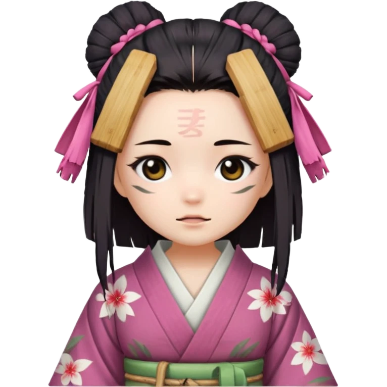 nezuko but bad and cute emoji
