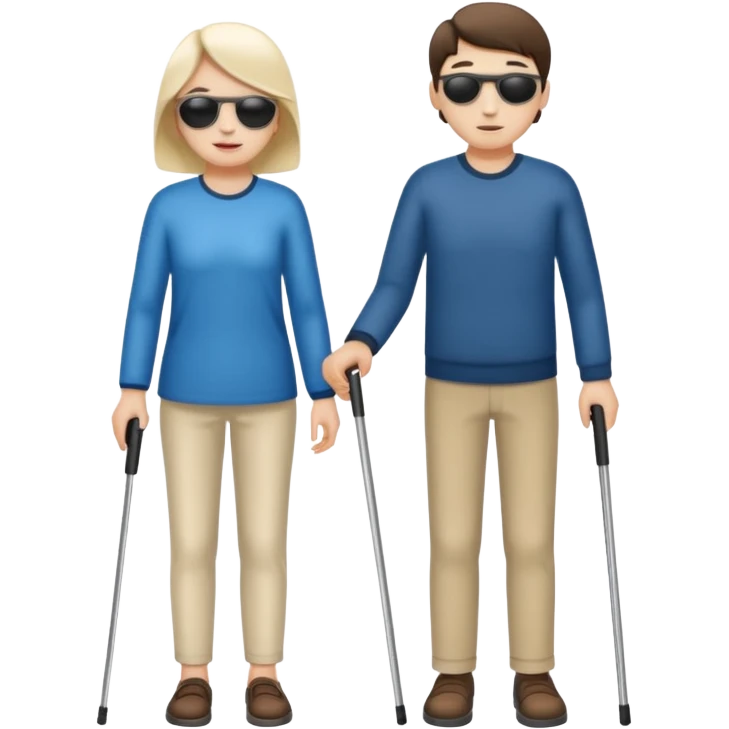 Blind leading the blind emoji