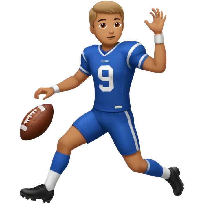 man playing  futboll emoji