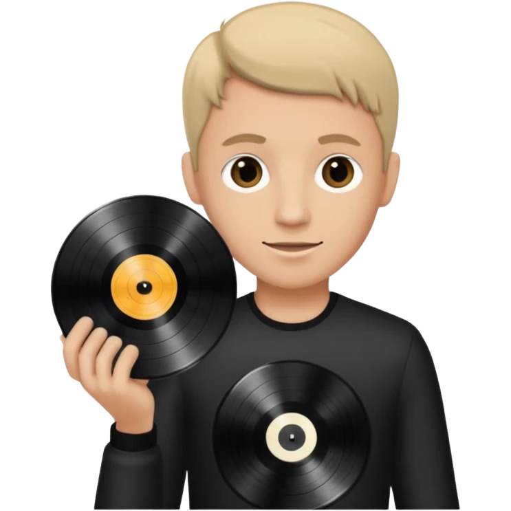 Record Collector + vinyl disc emoji