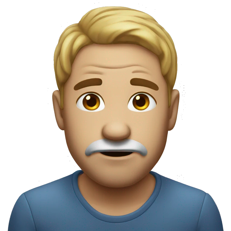 drooling calm emoji