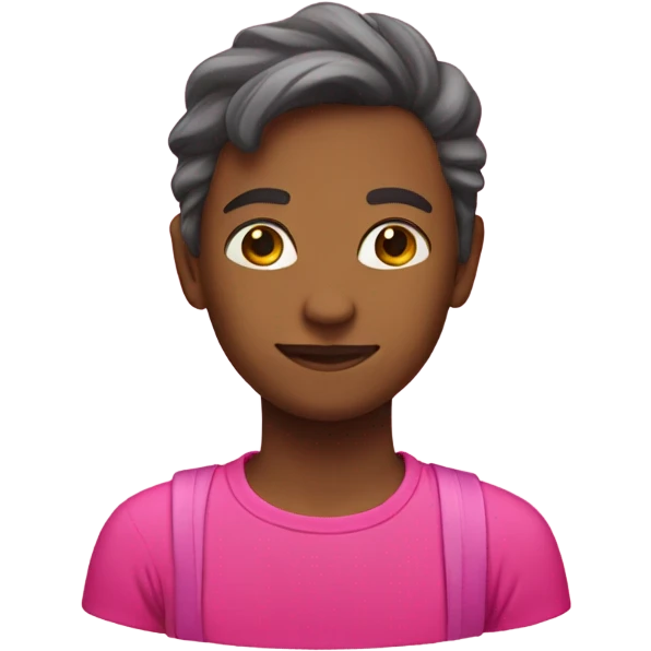 Pink emoji