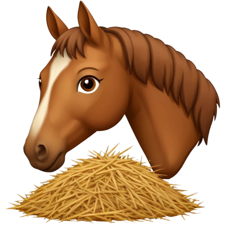 horse hay emoji