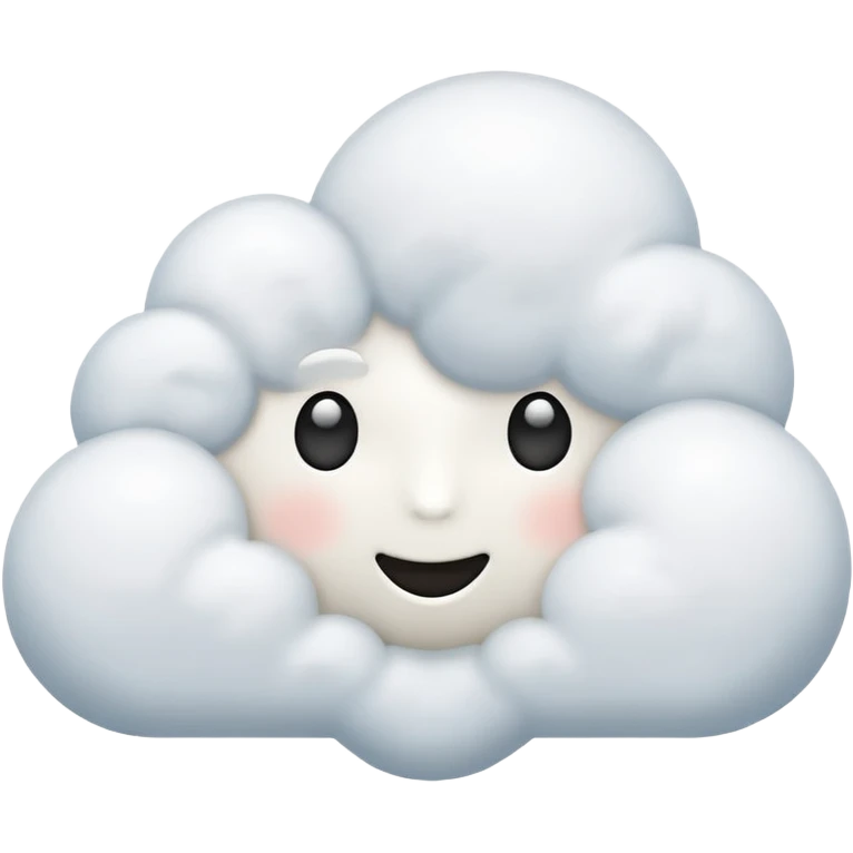 Cloud of thinking emoji