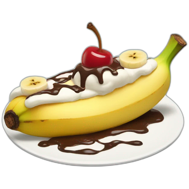 Banana split emoji