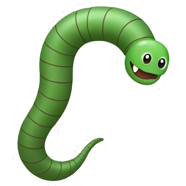 earth worm emoji