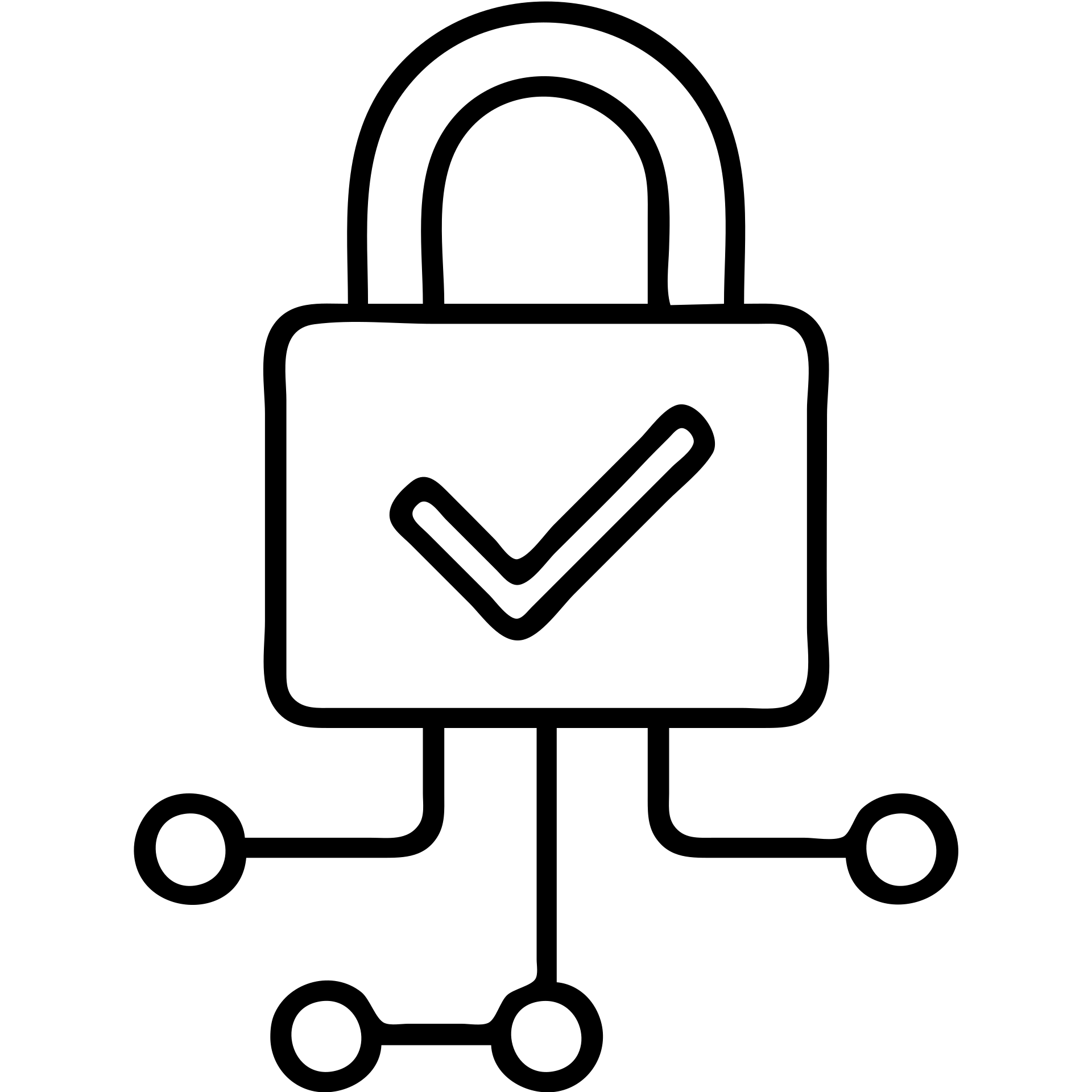 padlock with a checkmark and digital network nodes, clean lines, professional, for an information security expert emoji