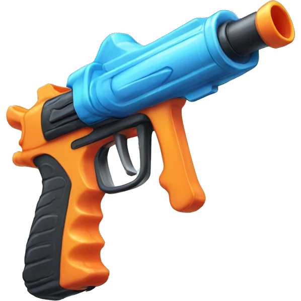 Realistic water gun emoji