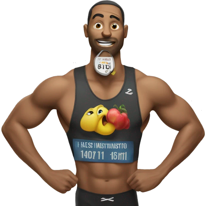 ass buster half marathon emoji