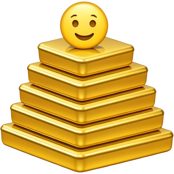 Tons of gold emoji