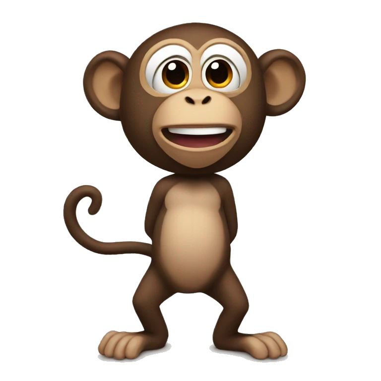 monkey with big butt emoji