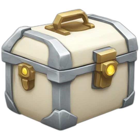 Pokemon Game LootCase White Color Rich Treasure Legendary Epic Pokeballs and Pokemons Inside emoji