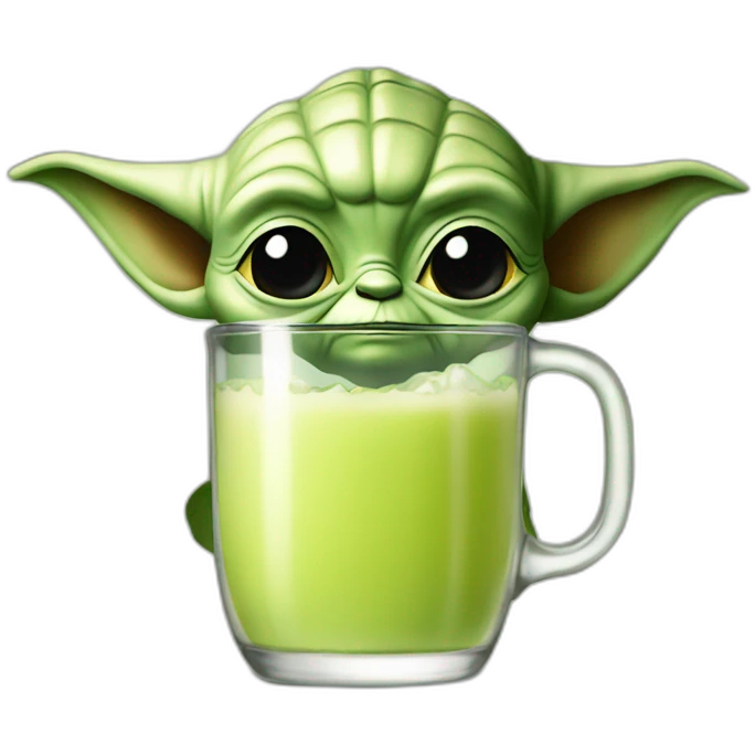 Yoda drink the jus emoji