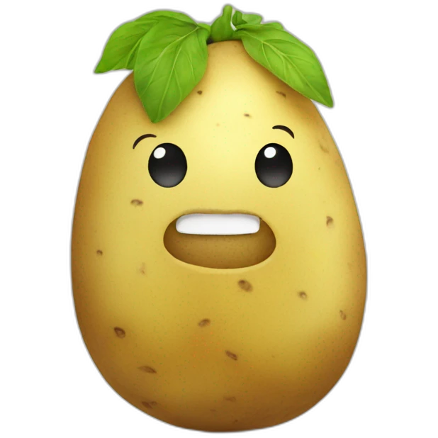 a potato in a swimsuit emoji