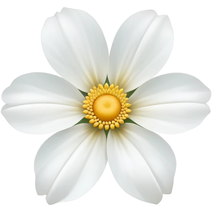 white flower emoji