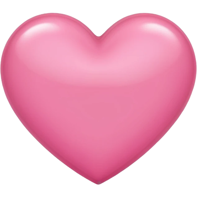 розовое сердце emoji
