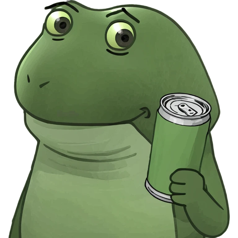 stanley holding a stanley emoji