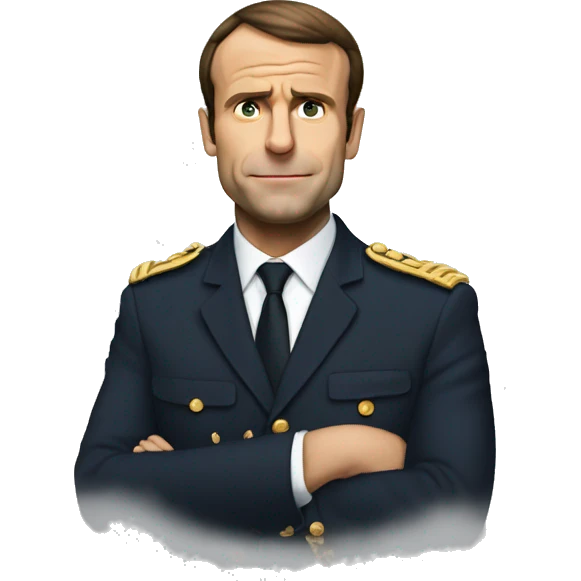 Macron qui fume emoji