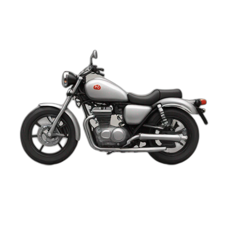 Chat en moto emoji