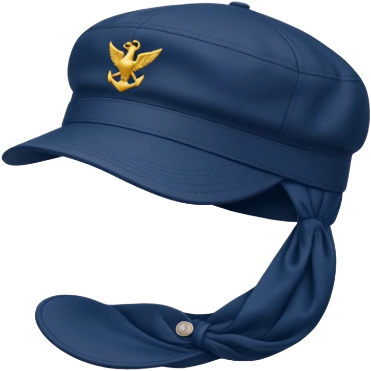 A Loro Piana navy cap emoji