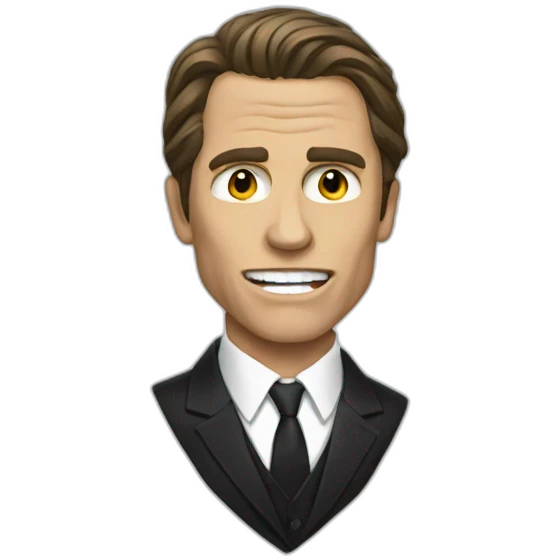 American psycho emoji