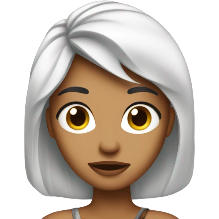 Diva is dissatisfied  emoji
