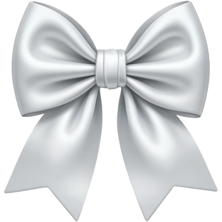 White bow  emoji