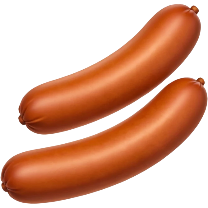 wiener sausage emoji