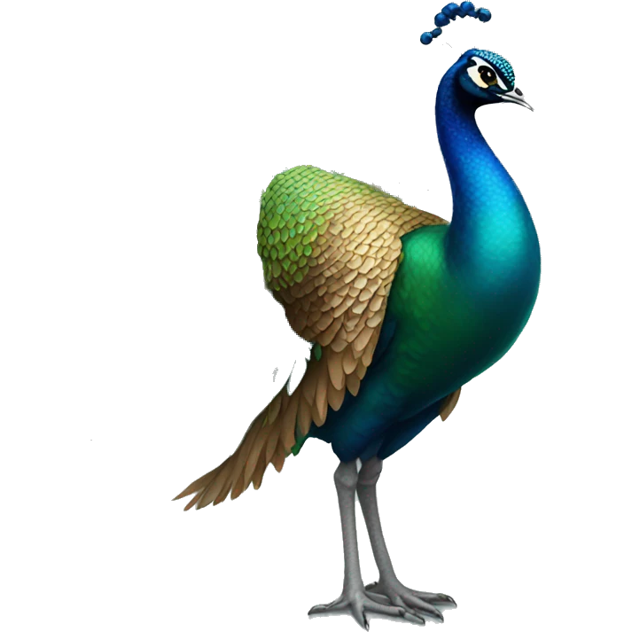 Peacock emoji
