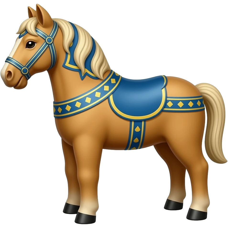 Swedish dalahäst horse emoji