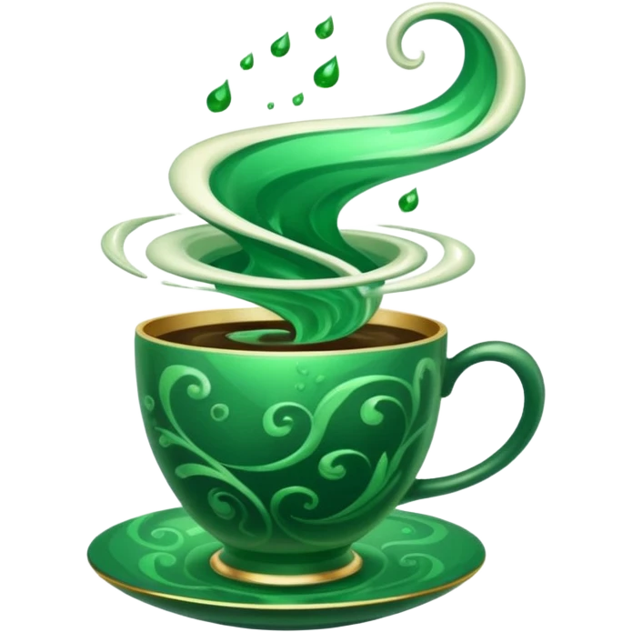 poison in elegant cup emoji