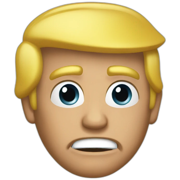 Trump qui fait caca emoji