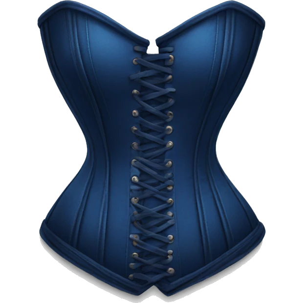 Dark blue corset emoji