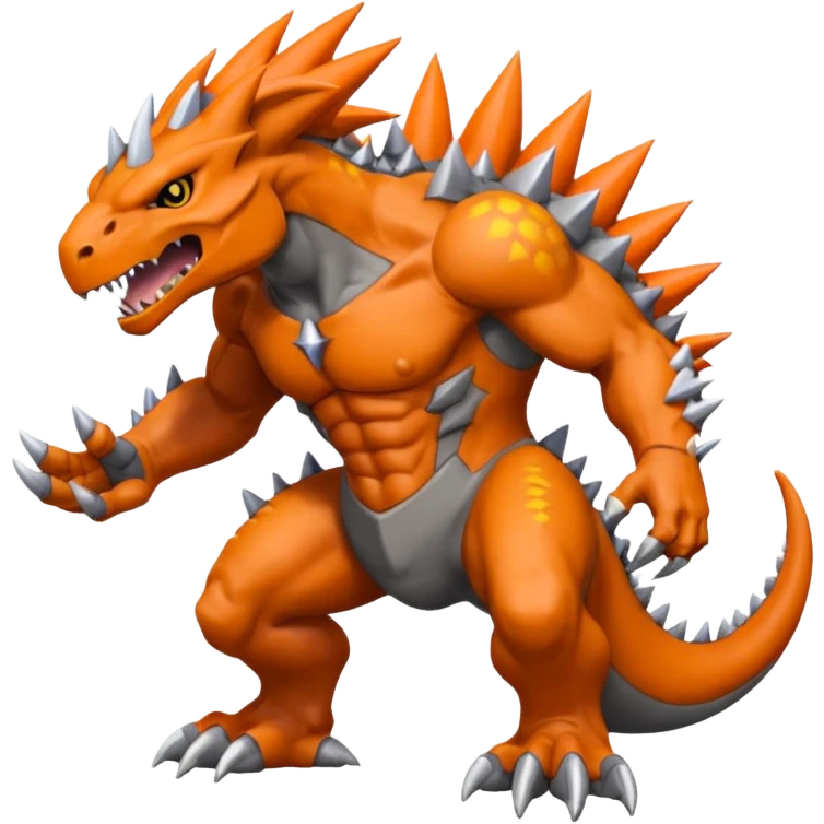 Tyrunt-Greymon-fusion (full Body) emoji