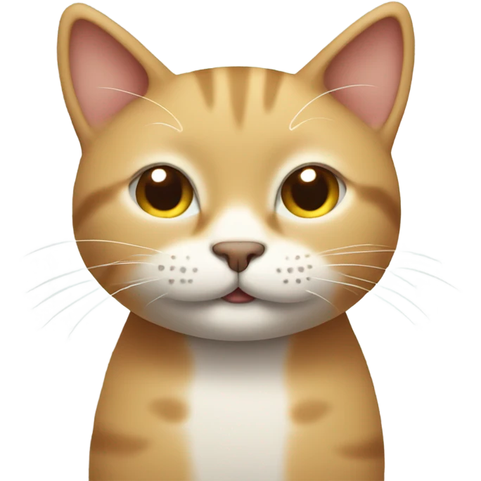 cute cat smiling with eyes closed emoji