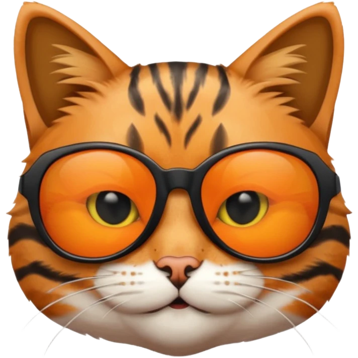 Cat wearing sunglasses emoji