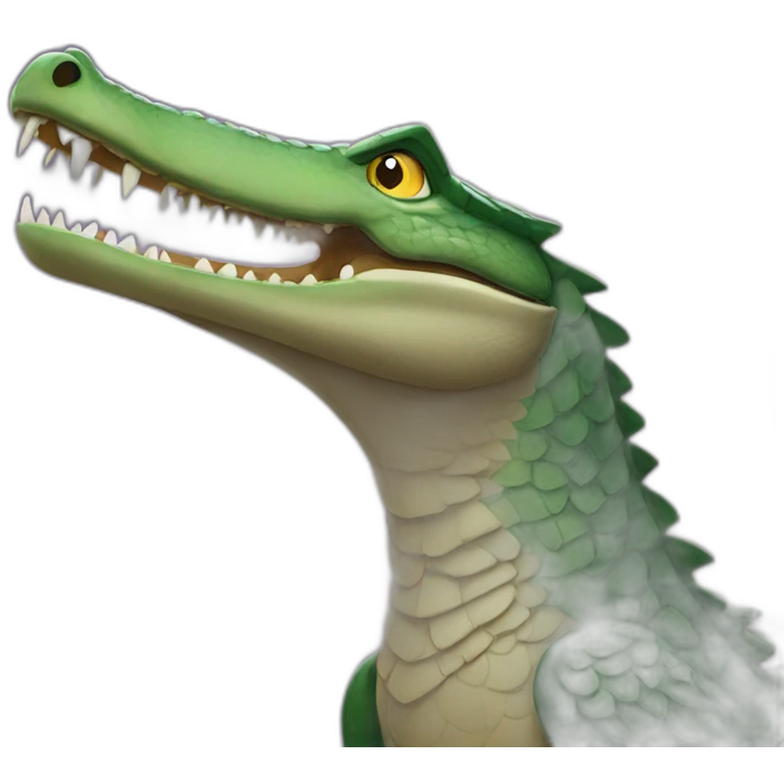 Crocodile Eagle emoji