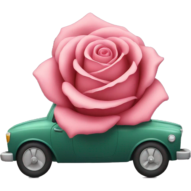 rose driving home fast  emoji