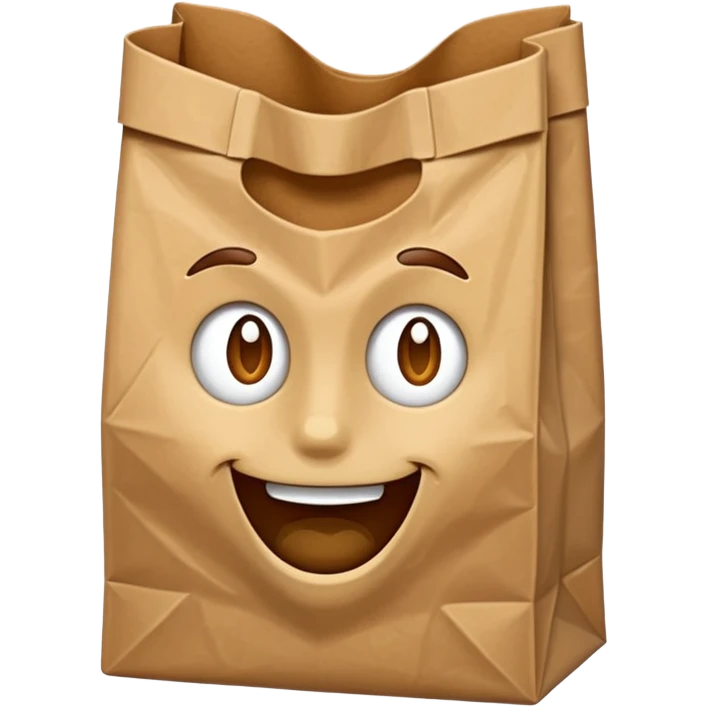 paper bag emoji