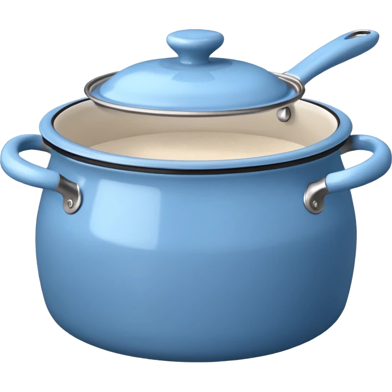 cooking pot powder blue   emoji