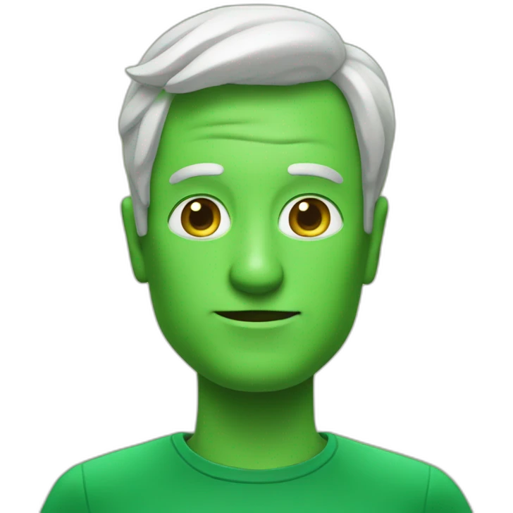 Chese et un homme vert emoji