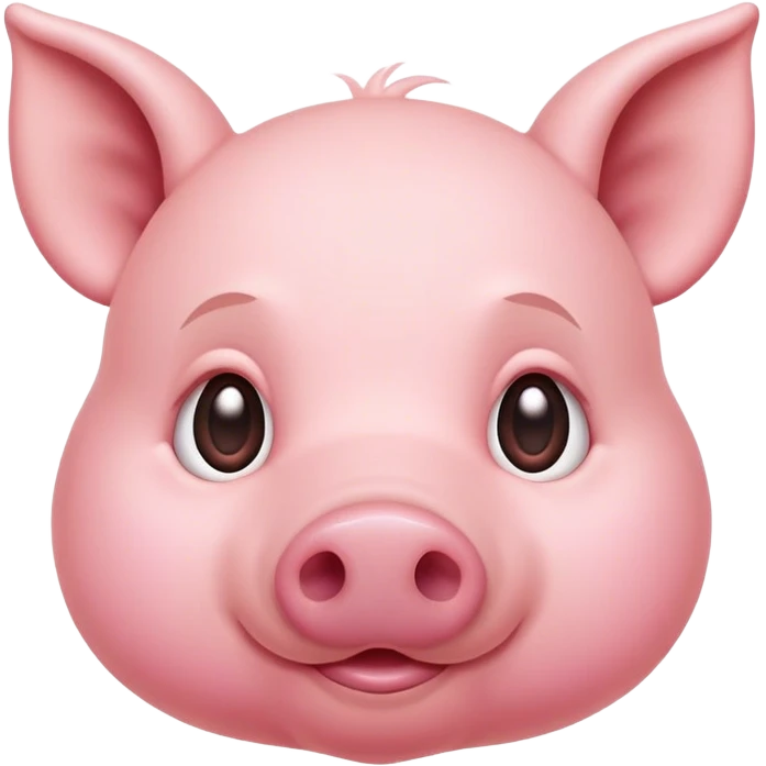 Cinematic Noble Piglet Portrait Emoji, Poised and regal, with a tiny, delicate build and a soft, smooth rosy-pink hide, deep-set soulful beady eyes, Simplified yet sharp and sophisticated features, highly detailed, glowing with a gentle, dignified glow, high shine, intelligent and endearing, stylized with an air of miniature nobility, focused and attentive, soft glowing outline, capturing the essence of a watchful and confident little piglet, so majestic it feels as though it could scamper out of the screen with effortless authority! emoji
