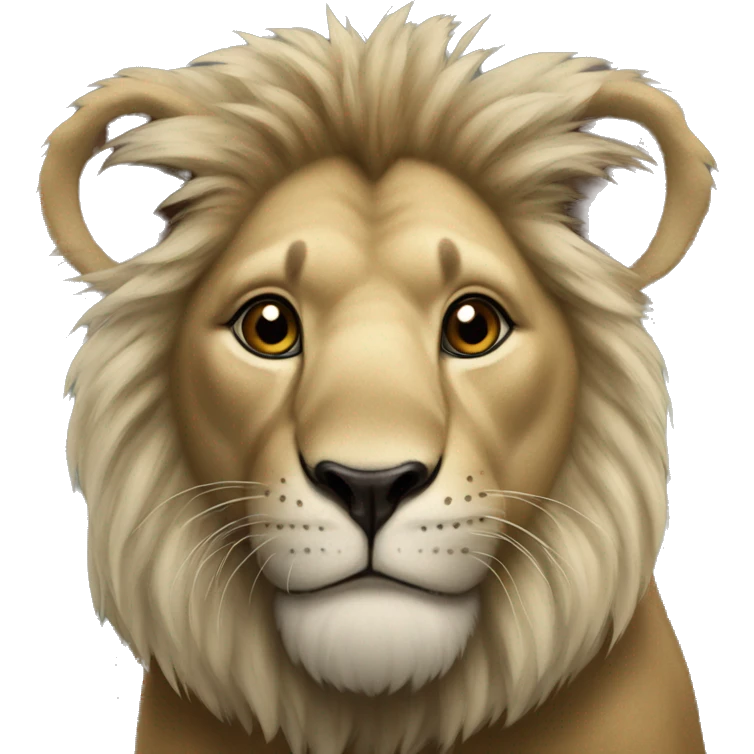 Lion with a koala head emoji