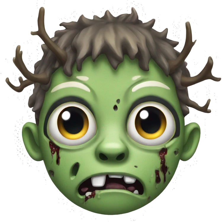 zombie deer emoji