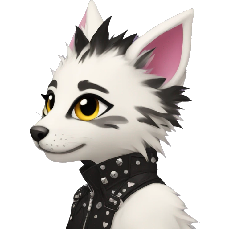 Anthro Punk Fursona  emoji