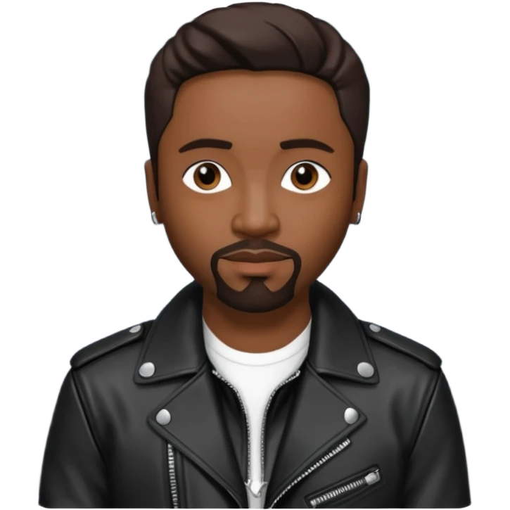 Teddy Riley with dark brown hair emoji