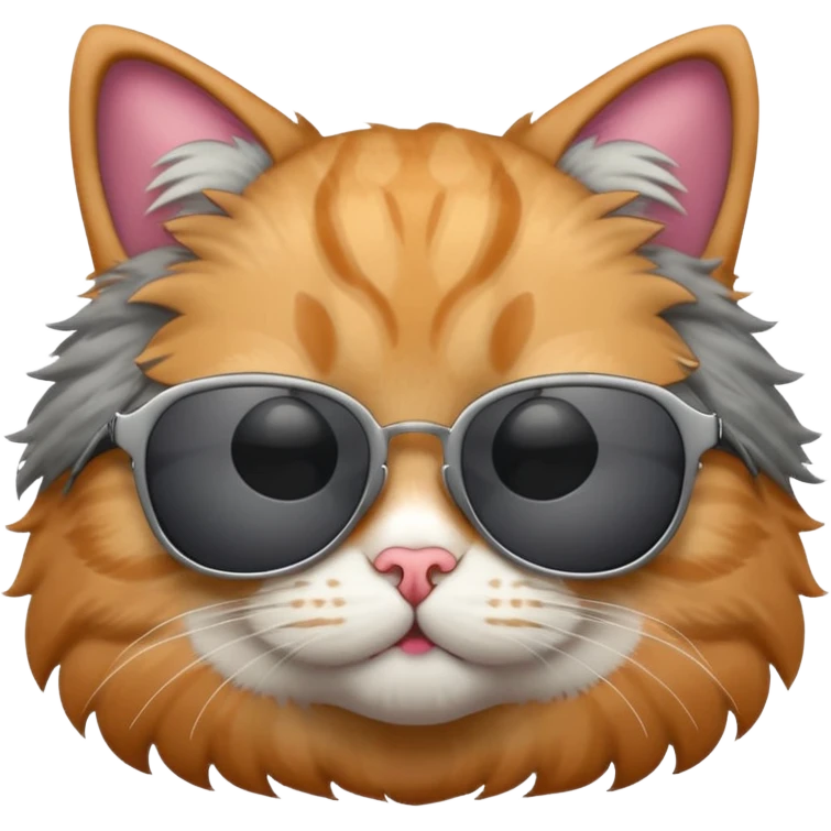 Cat wearing sunglasses emoji