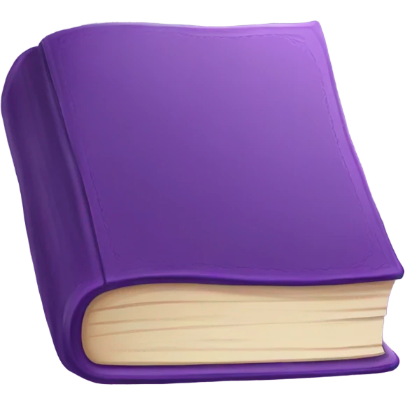 Purple book emoji