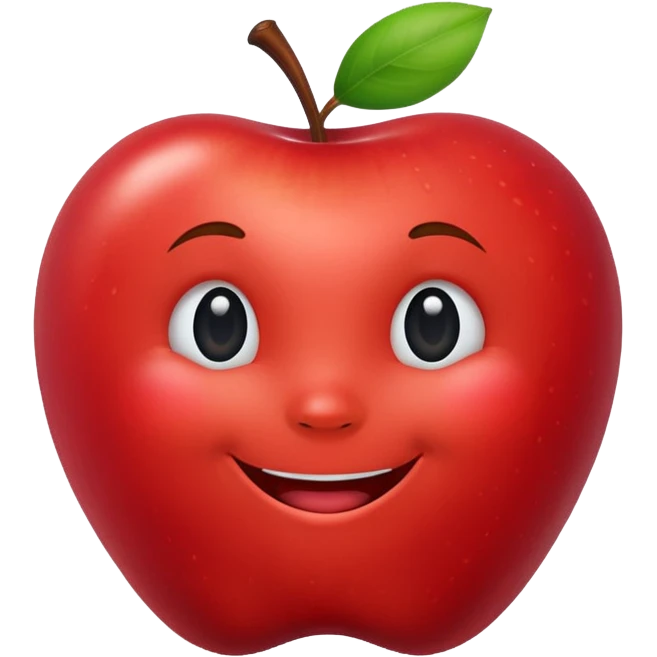 smile apple style emoji